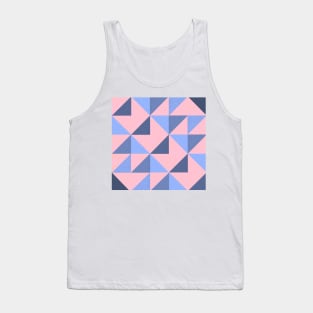 SIMPLE WOVEN PASTEL GEOMETRIC PATTERN Tank Top